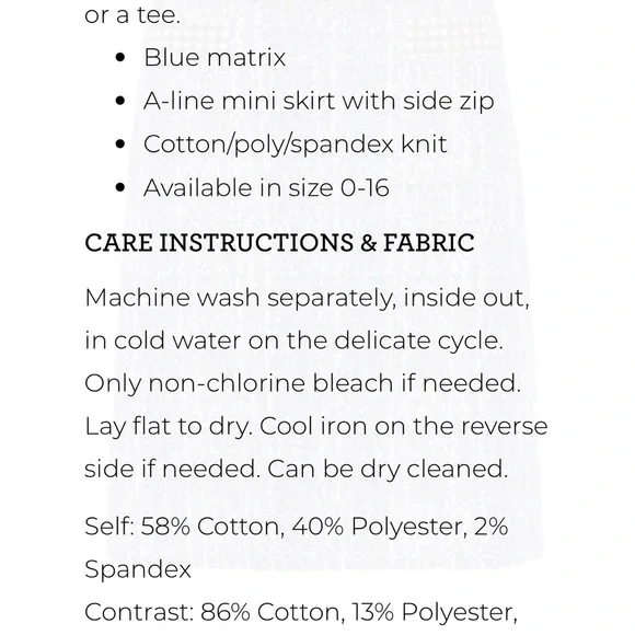 Cabi Club skirt size 8 - Picture 4 of 4